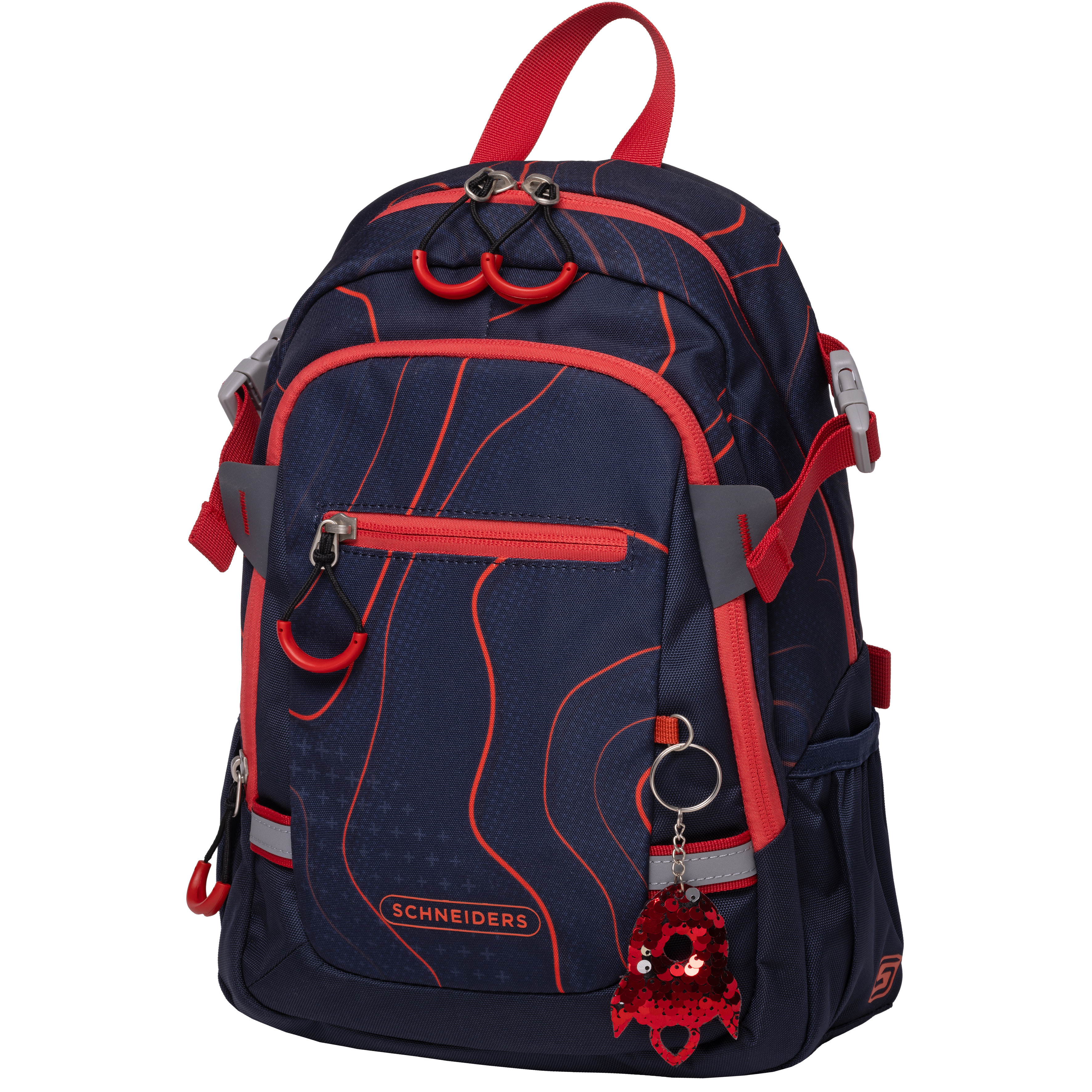 Rucsac ergonomic, elevi clasa pregatitoare, 2 compartimente,11 litri, negru - imagine 4